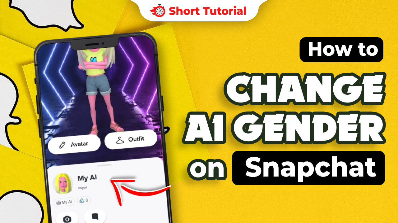 How to change snapchat ai gender