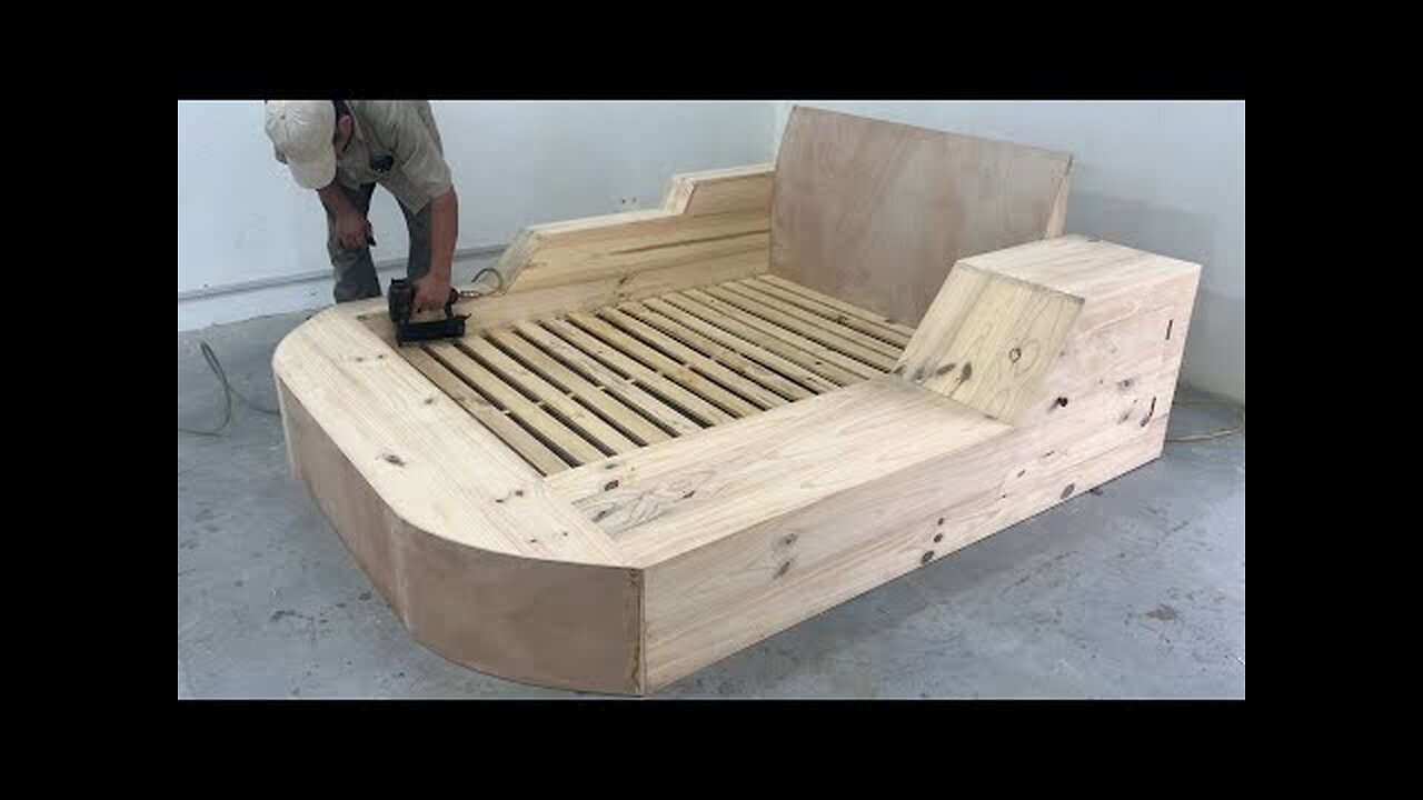 Amazing Idea Extremely Creative Woodworking Project - Build A Modern Bed With Sofa For Your Son