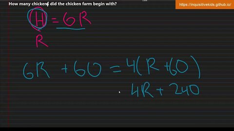 Algebraic Equation Word Problems | Problem 3