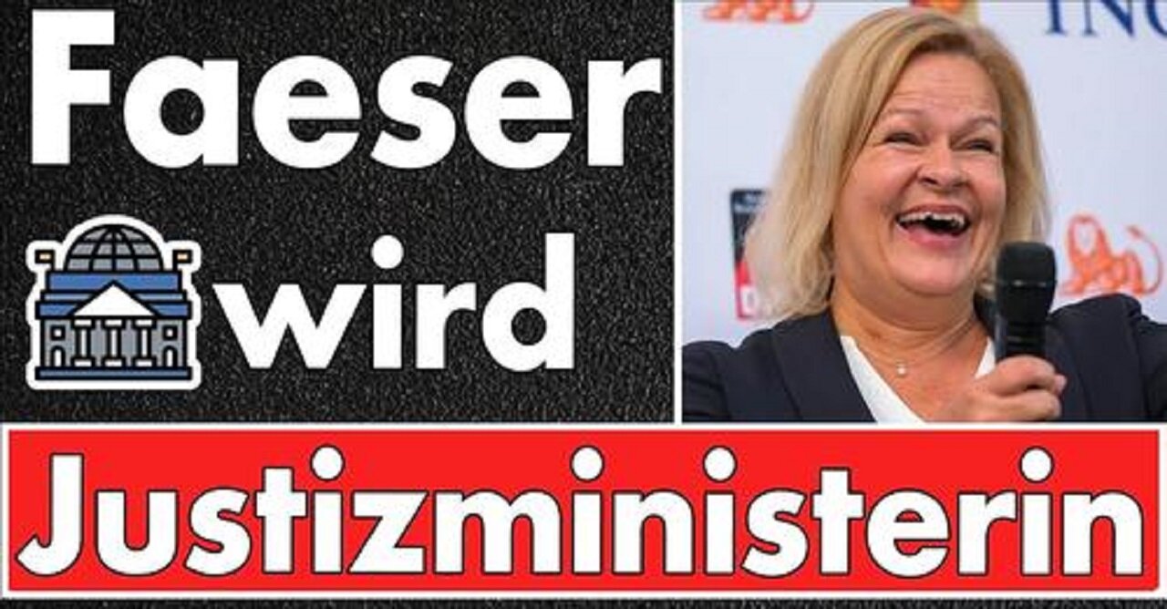 Den Bock zum Gärtner gemacht: Faeser soll Justizministerin werden! Minister-Mikado in Berlin