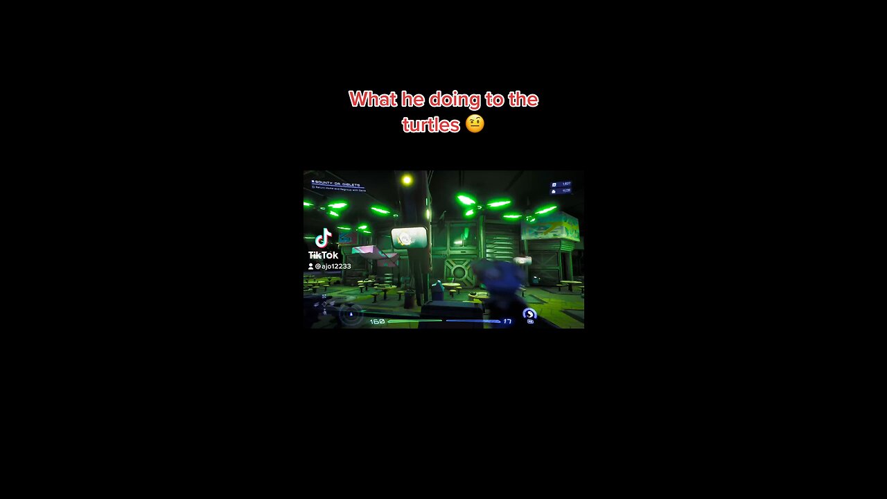 What he doing to the turtles 🤨