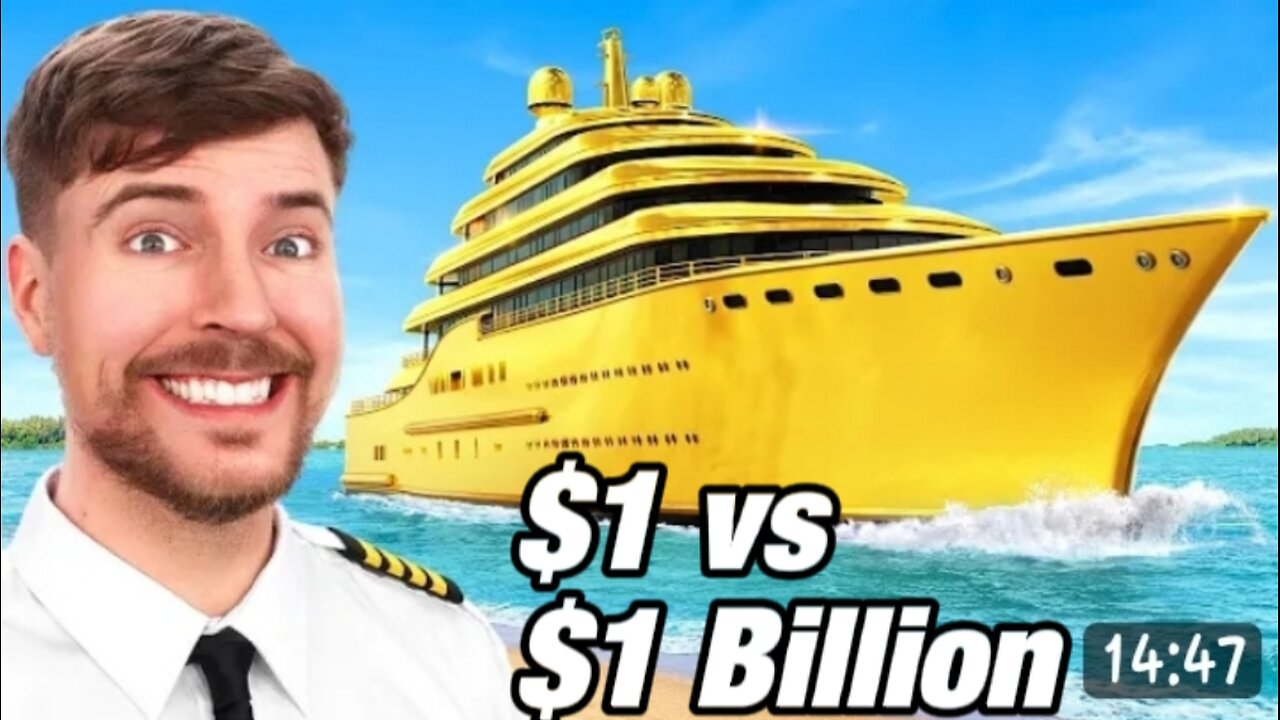 $1 vs $10000000 Yatch 🤑🤑