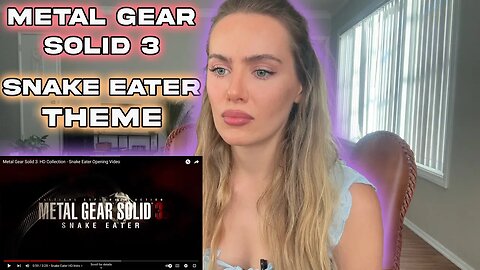 Snake Eater Theme! Russian Girl First Time Hearing Metal Gear Solid 3 Song!!