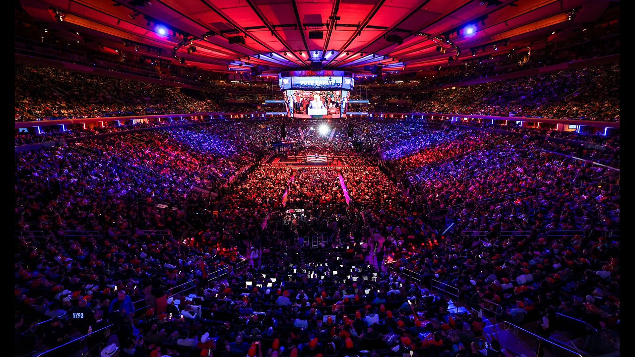 Trump Packs Madison Square Garden With 20,000+ Roaring Fans For Historic Rally