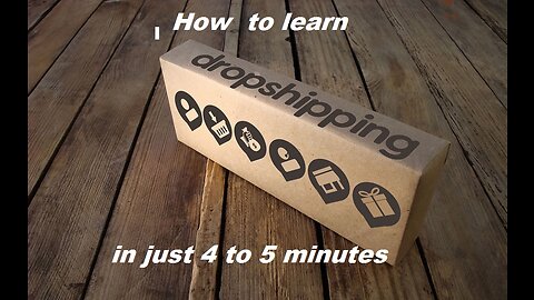 how to learn dropshipping in 4 to 5 minutes| ideas of dropshipping