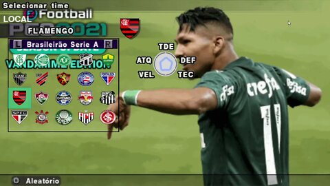 PES 2021 PPSSPP BRASILEIRÃO 100% ATUALIZADO