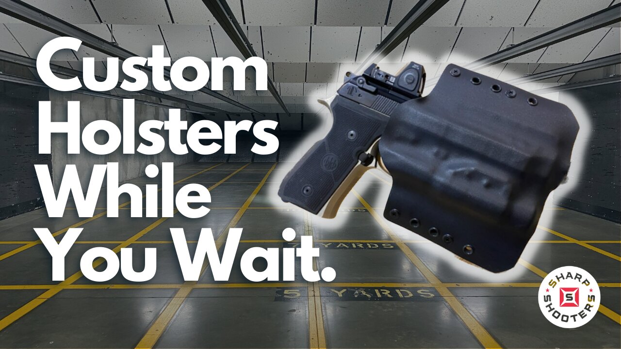 How we make custom holsters while you wait