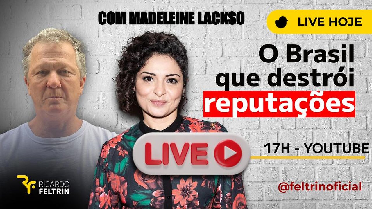 LIVE - MADELEINE LACKSO: DESTRUIÇÃO DE REPUTAÇÕES NA INTERNET