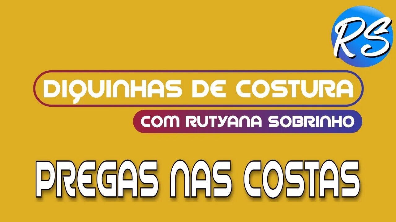 Como Costurar Pregas nas Costas - DEP 131