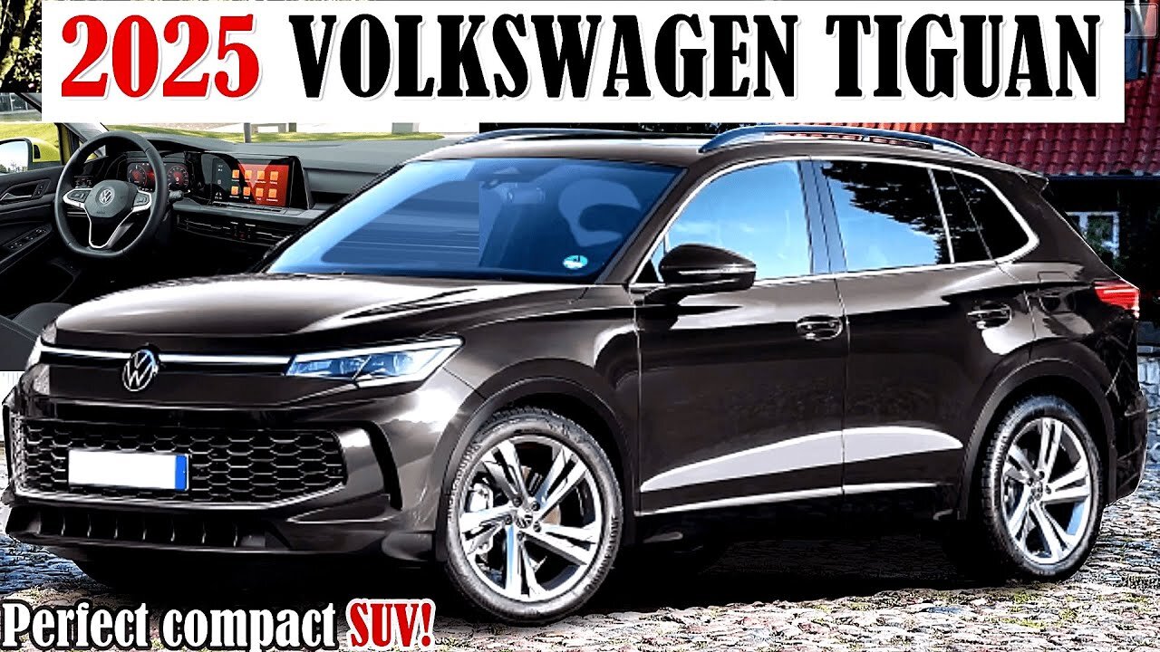 2024 - 2025 VOLKSWAGEN TIGUAN - Blending the Golf and ID.4 design styles