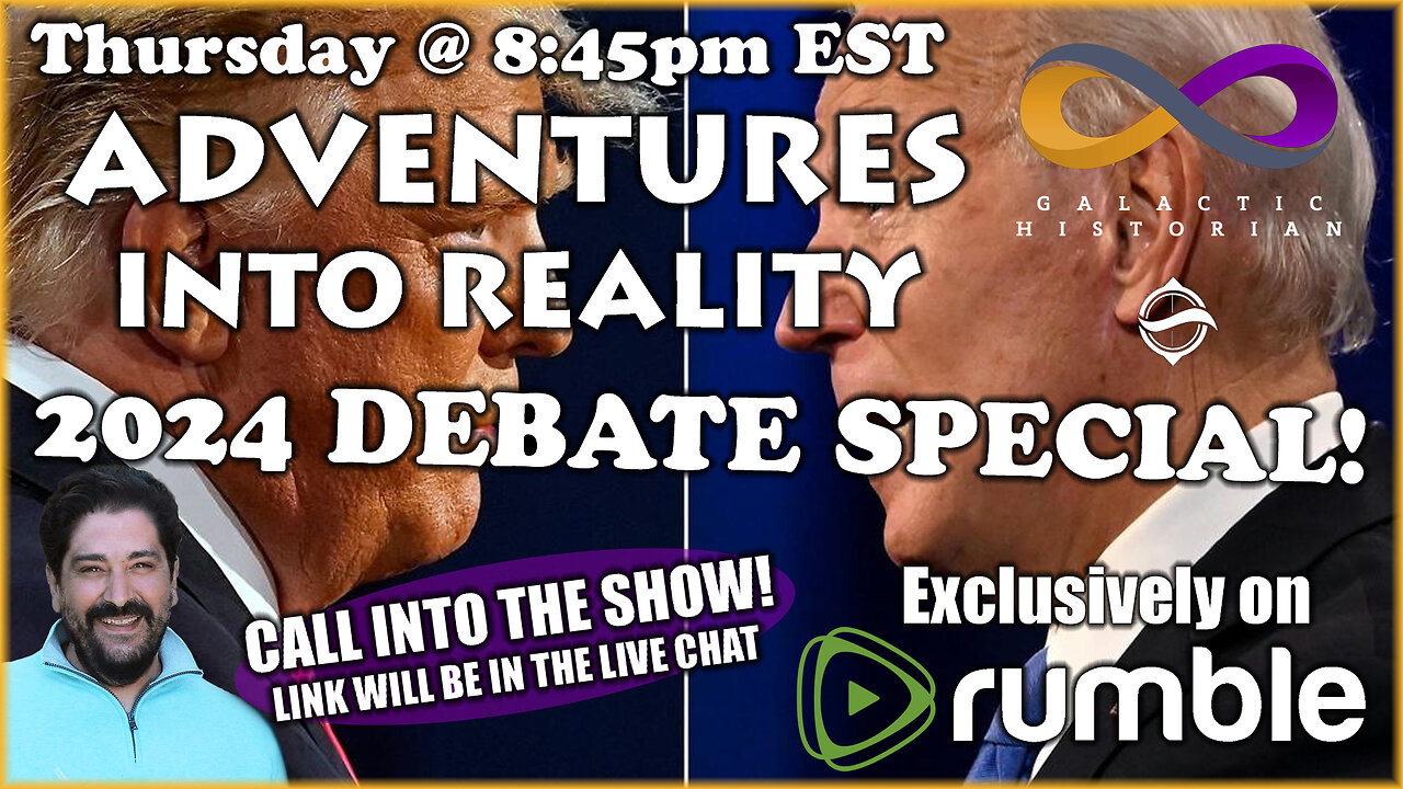 Adventures Into Reality with Andrew Bartzis - LIVE 2024 Debate Special! 8:45pm EST