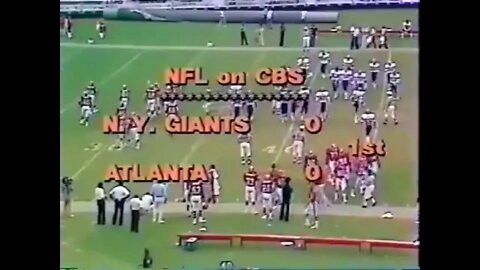 1977-10-02 New York Giants vs Atlanta Falcons