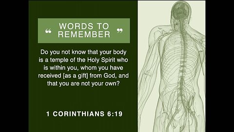 Dr. Sherri Tenpenny | "Do You Not Know That Your Body Is The Temple Of The Holy Spirit Who Is Within You And It Is Not Your Own."