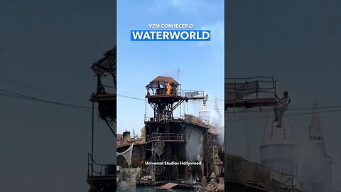 Conheça esse incrível show Universal Studios Hollywood o WaterWorld #universal #universalorlando