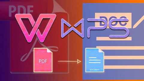 Como convertir archivos PDF a .DOC usando WPS office