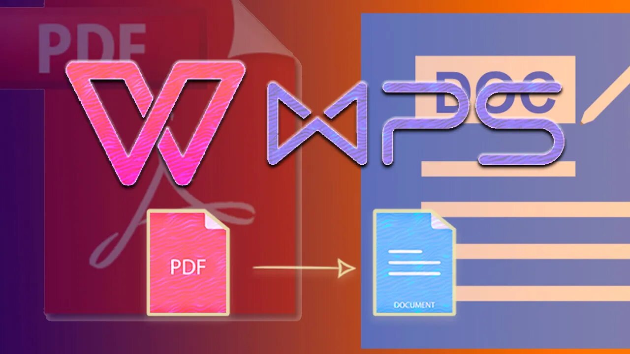 Como convertir archivos PDF a .DOC usando WPS office