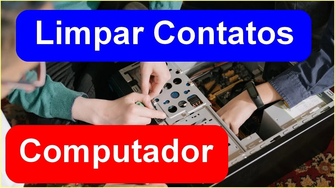 Limpar contatos oxidados de periféricos do computador