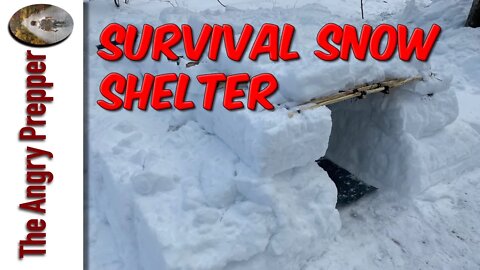 Survival Snow Shelter (Another Construction)