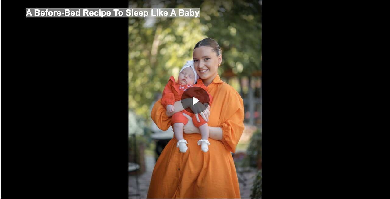 A Before-Bed Recipe To Sleep Like A Baby