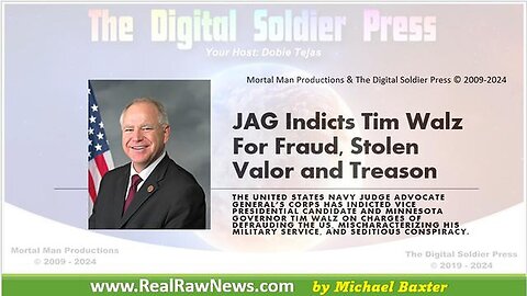 JAG Indicts Tim Walz