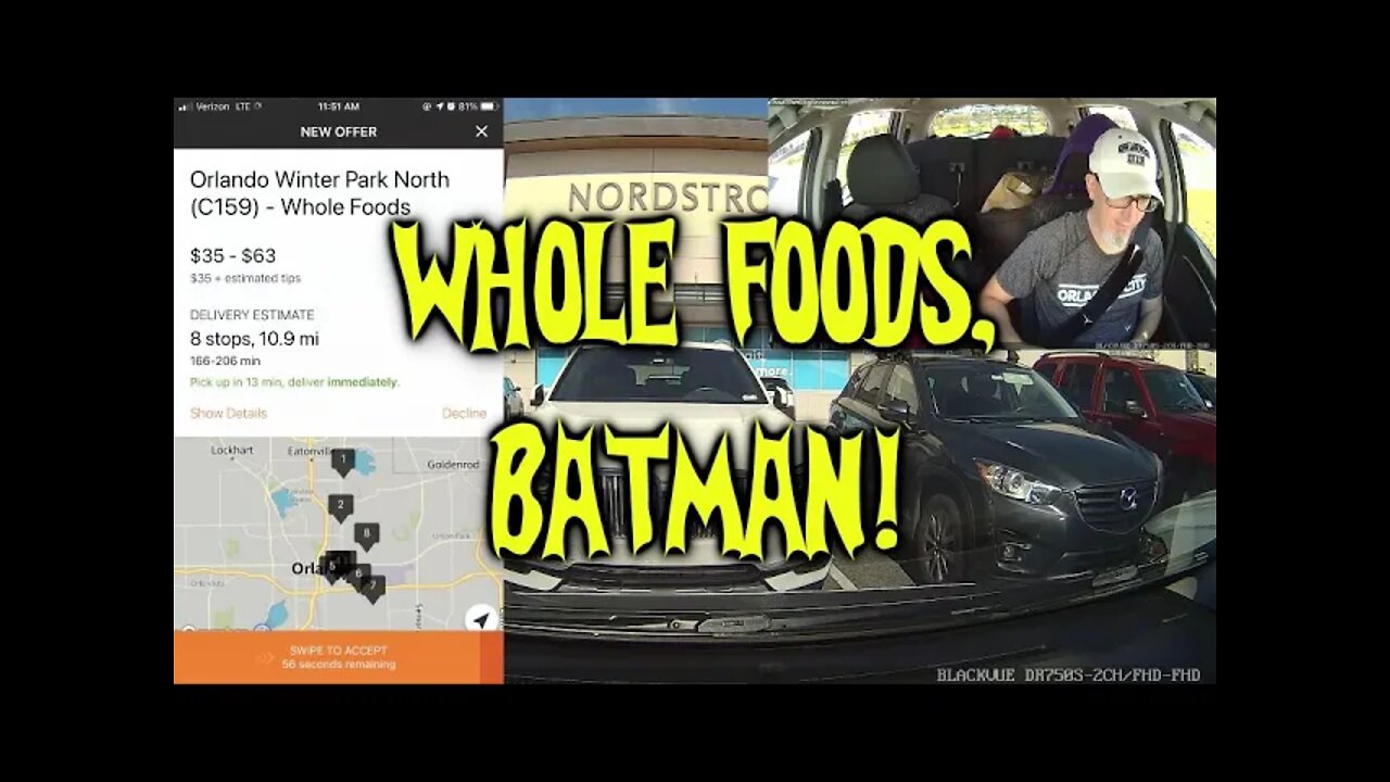 Whole Foods, Batman! | Chad's Ride Along Vlog for Thursday, 1/14/21