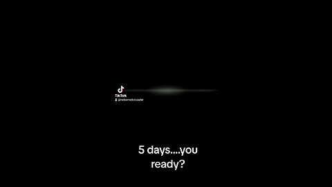 5 Days until the big day what is in store? all I can say is Redemption is ahead