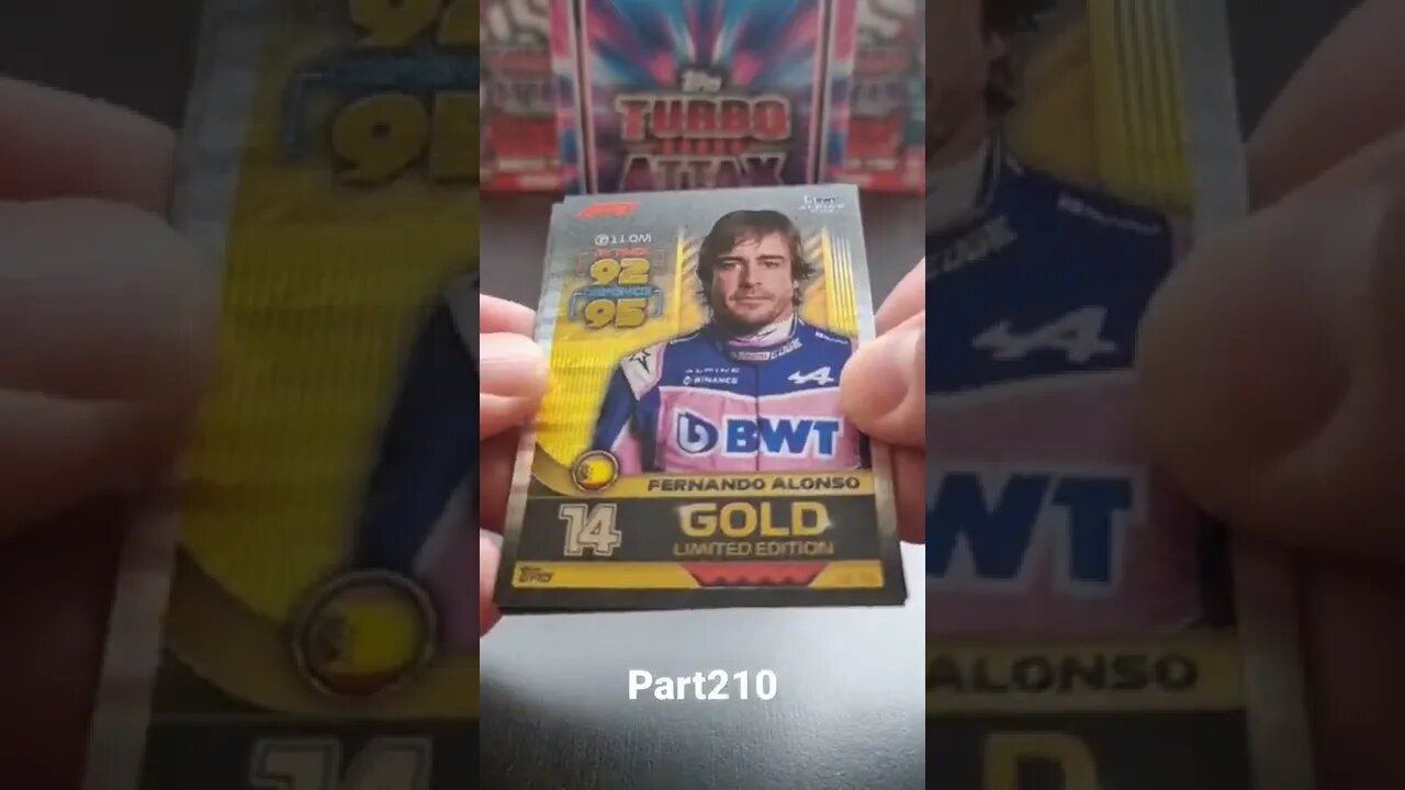Topps Turbo Attax 2022 F1 Formula1 epic trading card opening best exclusive unboxing FRENCH GP2022