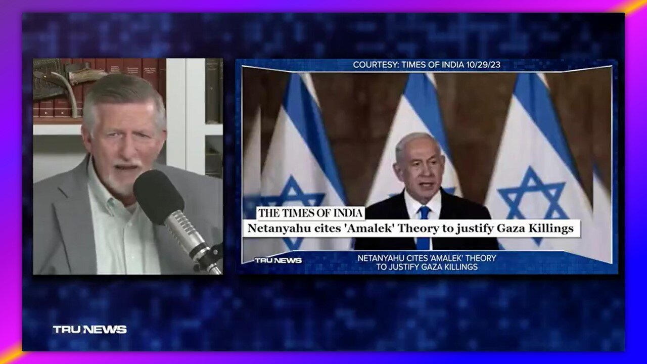 NETANYAHU QUOTES OT BIBLE VERSE TO JUSTIFY IDF GENOCIDE OF PALESTINIAN CHILDREN