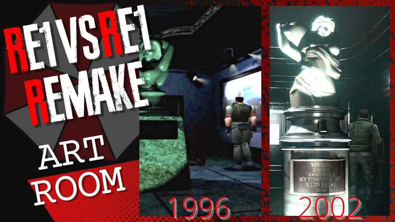 RE1 vs RE1 Remake: Art Room