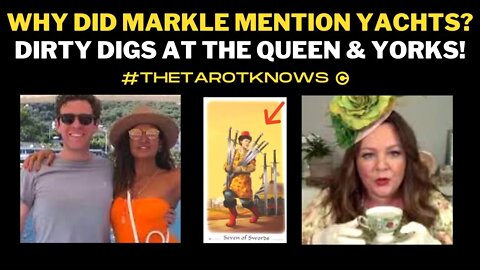 🔴WHY DID MEGHAN MARKLE MENTION YACHTS IN HER VIDEO? DIGS AT THE YORKS & TRF! HARRY IS DUMPED! #tarot