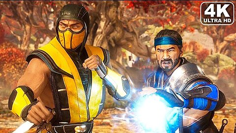 Scorpion & Sub Zero Become Best Friends Scene 4K ULTRA HD - MORTAL KOMBAT