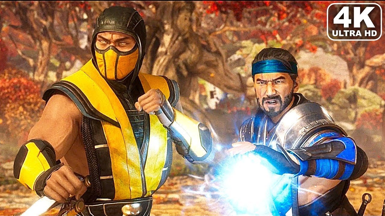 Scorpion & Sub Zero Become Best Friends Scene 4K ULTRA HD - MORTAL KOMBAT