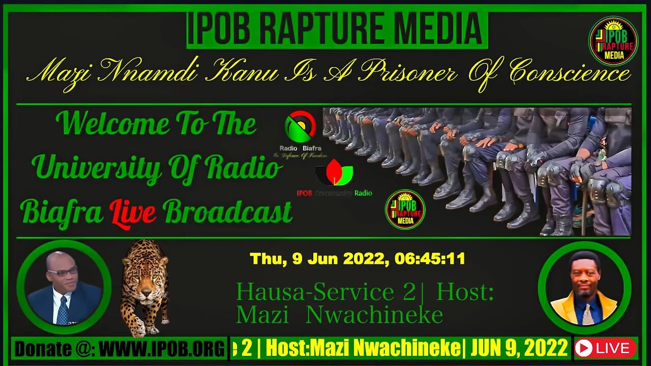 Welcome To The University Of Radio Biafra |Hausa-Service 2 | Host: Mazi Nwachineke | JUN 9, 2022