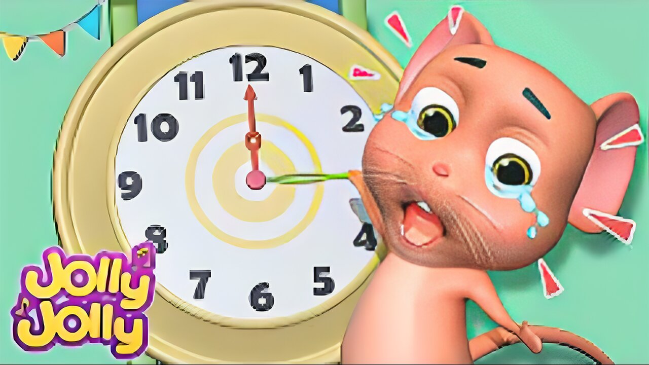 Hickory Dickory Dock | Jolly Jolly Nursery Rhymes & Kids Songs