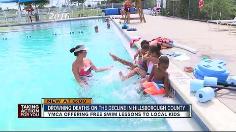 Tampa YMCA offering free swim lessons during spring break