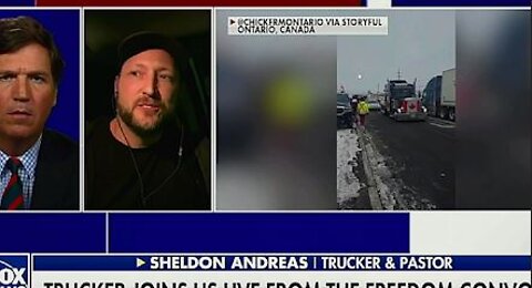 There is not Fascism Here Canadian Trucker Joins Tucker in interview