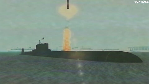 Typhoon-class nuclear submarine launches Bulava intercontinental ballistic missile