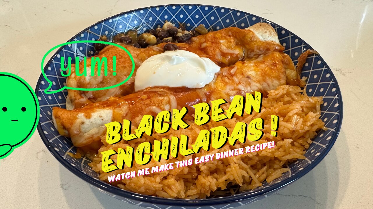 Ultimate Black Bean Enchiladas: Easy, Cheesy, and Full of Flavor!