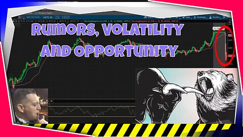 Rumors then volatility then opportunity: buying back calls.