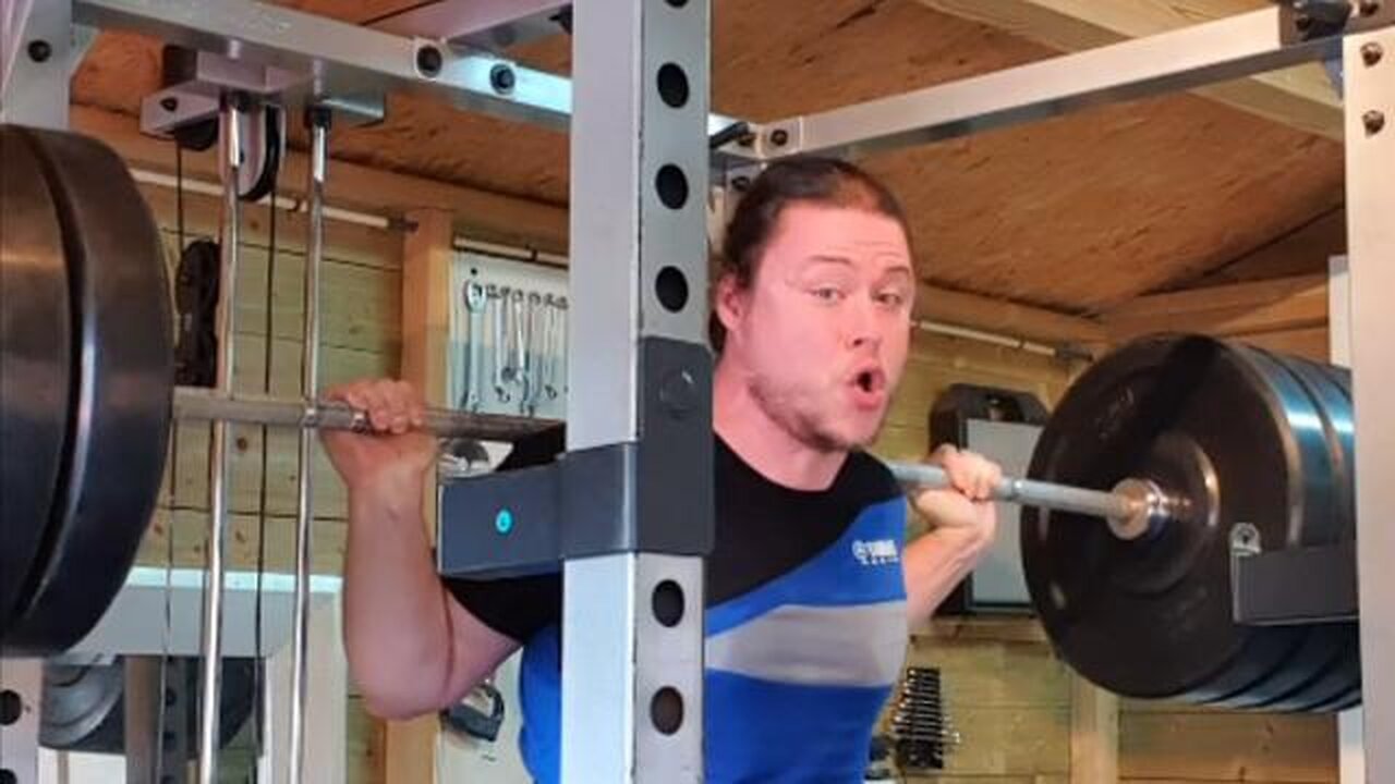 170 Kgs Squat Heavy Single. Very drained!