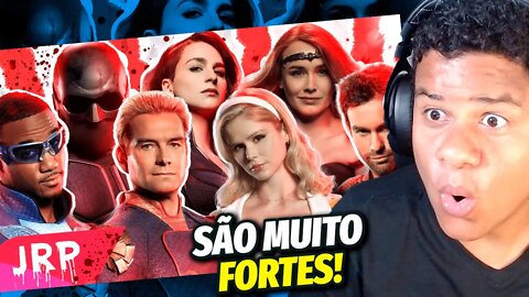 OS 7 SÃO FORTES ASSIM? THE SEVEN (The Boys) JRP | React Anime Pro