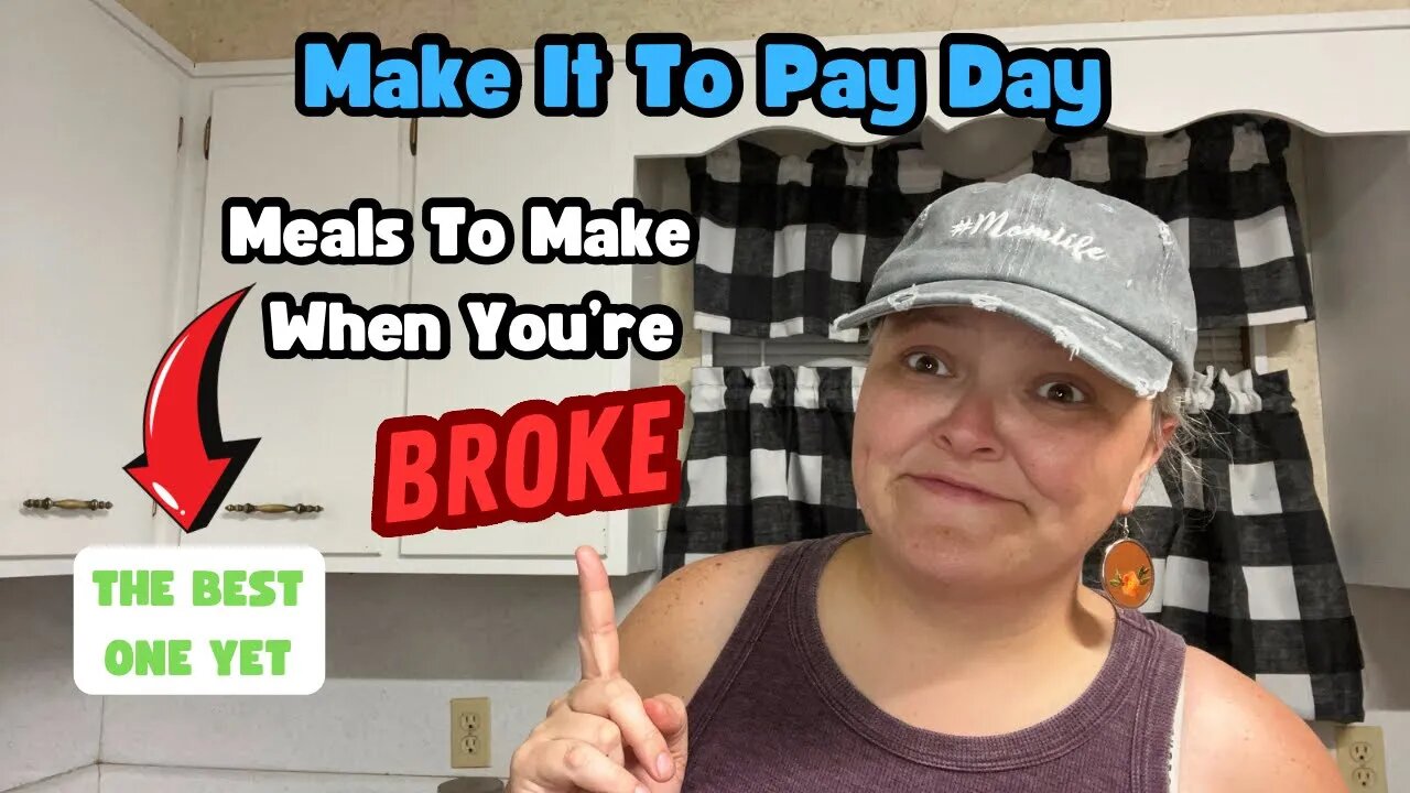 **NEW** THE BEST MAKE IT TO PAYDAY MEAL || LOW CARB Meals To Make When You’re Broke
