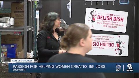 Her desire to help other women has helped create 15,000 jobs