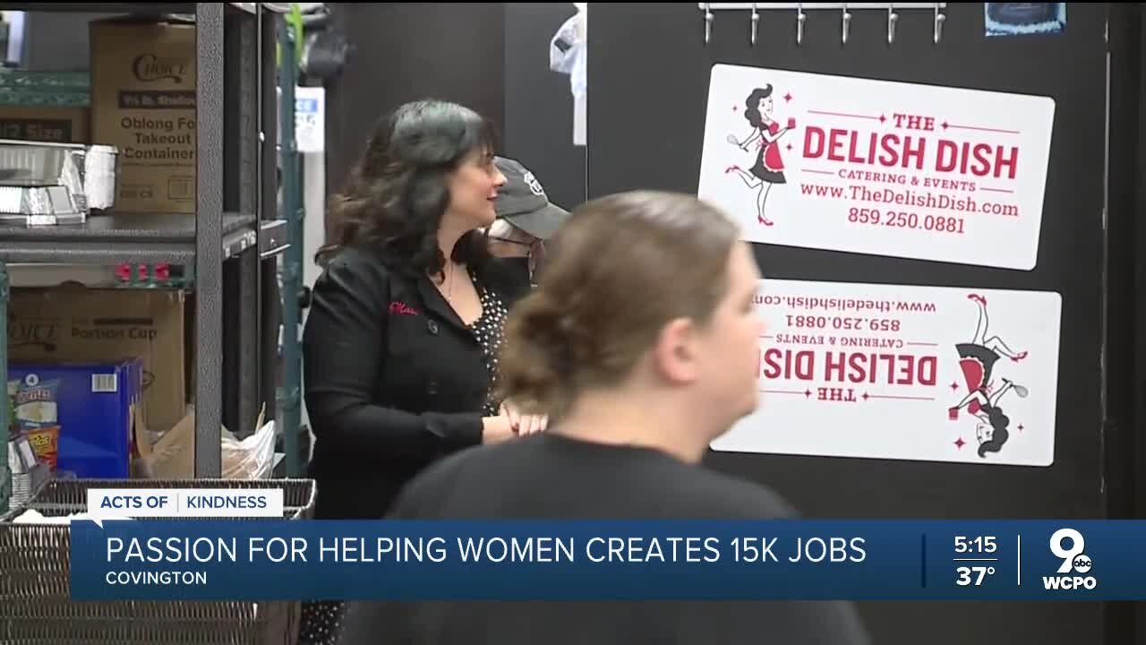 Her desire to help other women has helped create 15,000 jobs