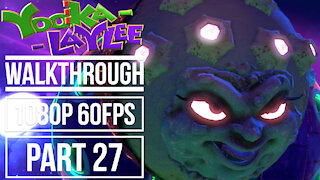 YOOKA LAYLEE Gameplay Walkthrough PART 27 No Commentary World 5 Galleon Galaxy [1080p 60fps]