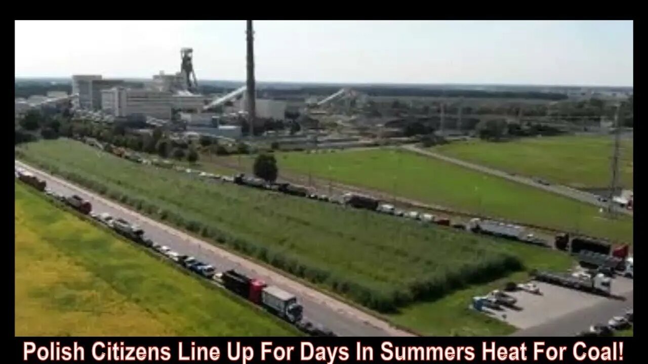 Polish Citizens Line Up For Days To Get Coal Rations To Heat Their Homes!
