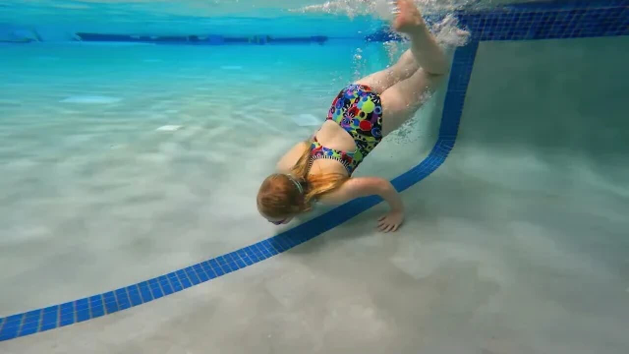 Wrestling and Fun Underwater