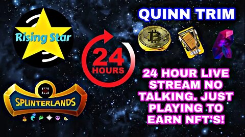 Splinterlands And RisingStar 24 Hr Live Stream Mixed Music By Quinn Trim With A M-Audio Oxygen 25 IV