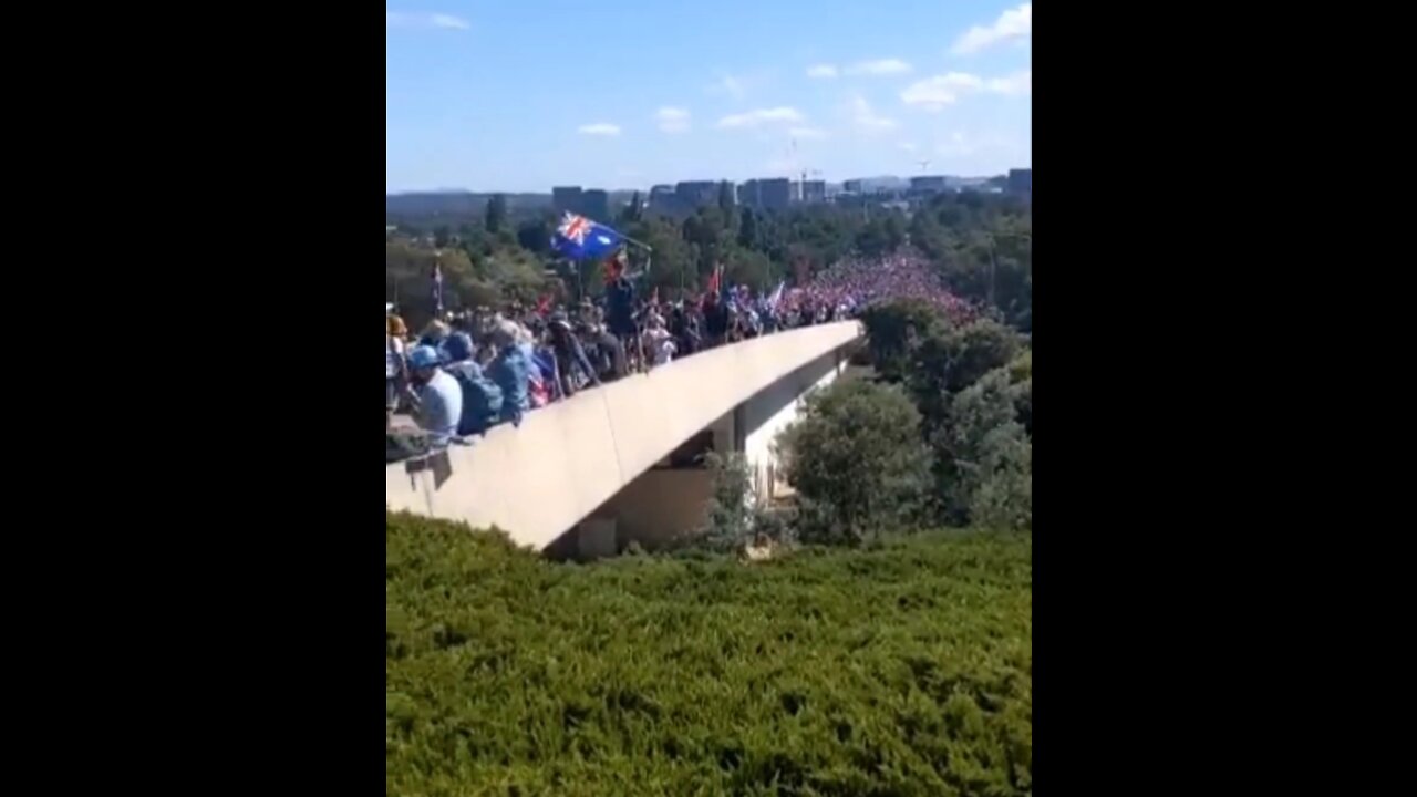 Thousands Protest With Freedom Convoy In Australia