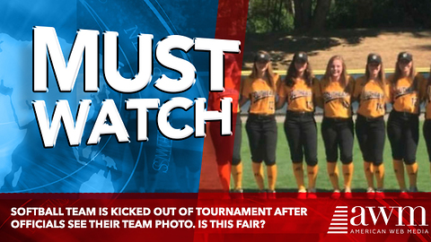 Softball Team Is Kicked Out Of Tournament After Officials See Their Team Photo. Is This Fair?